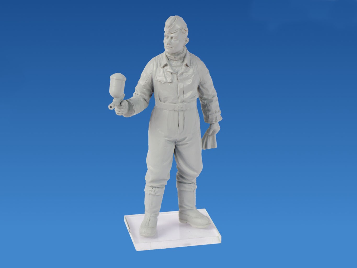 ICM 48086 1/48 WWII German Luftwaffe Pilots and Ground Personnel in Winter Uniform (5 figures) FİGÜR MAKETİ