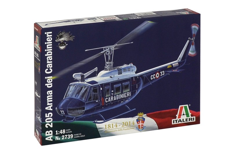 ITALERI 2739 1/48 AB 205 ARMA DEI CARABINIERI GENEL MAKSAT HELİKOPTERİ MAKETİ