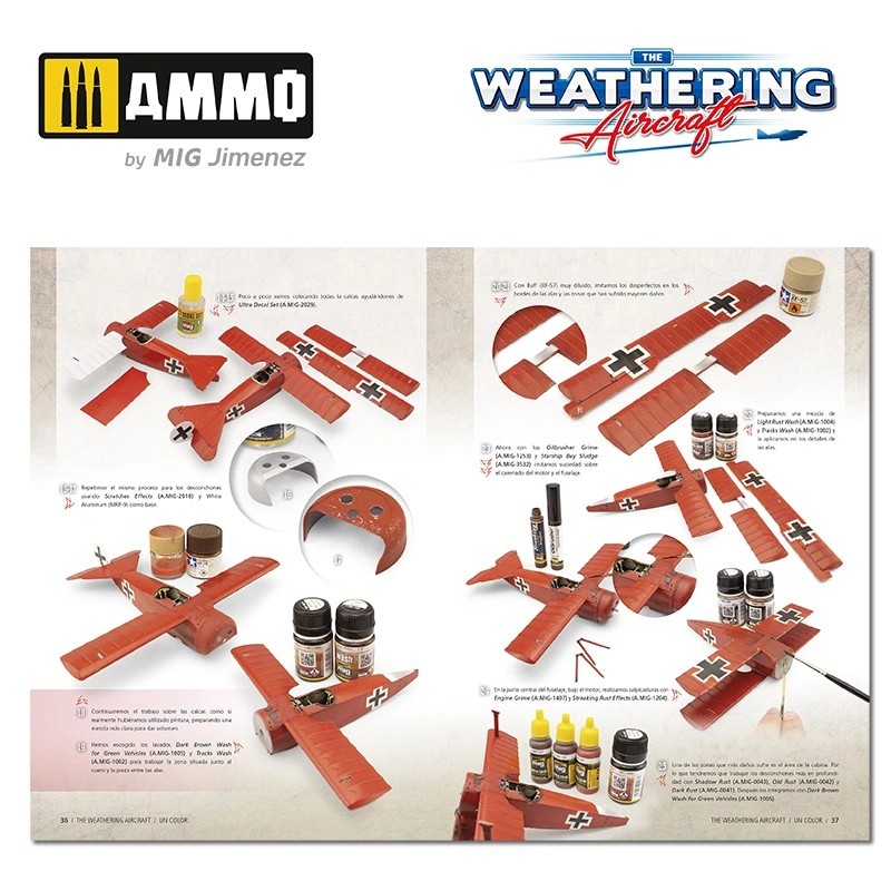 AMMO MIG 5220 THE WEATHERING AIRCRAFT #20 – One Color (English) TEK RENK BOYAMA TEKNİKLERİ DERGİSİ