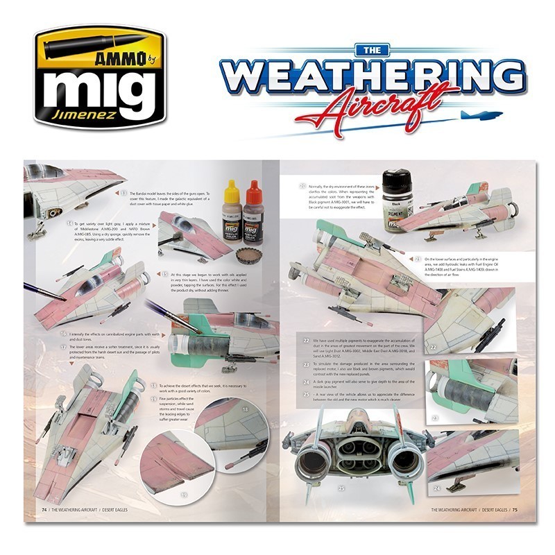 AMMO MIG 5209 THE WEATHERING AIRCRAFT #9 - Desert Eagles