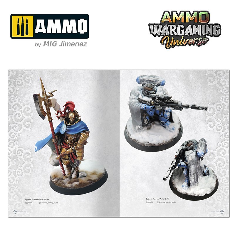 AMMO MIG 6924 WARGAMING UNIVERSE Book 05 Frozen Moors - DONMUŞ BATAKLIK ZEMİN YAPIM TEKNİKLERİ KİTABI