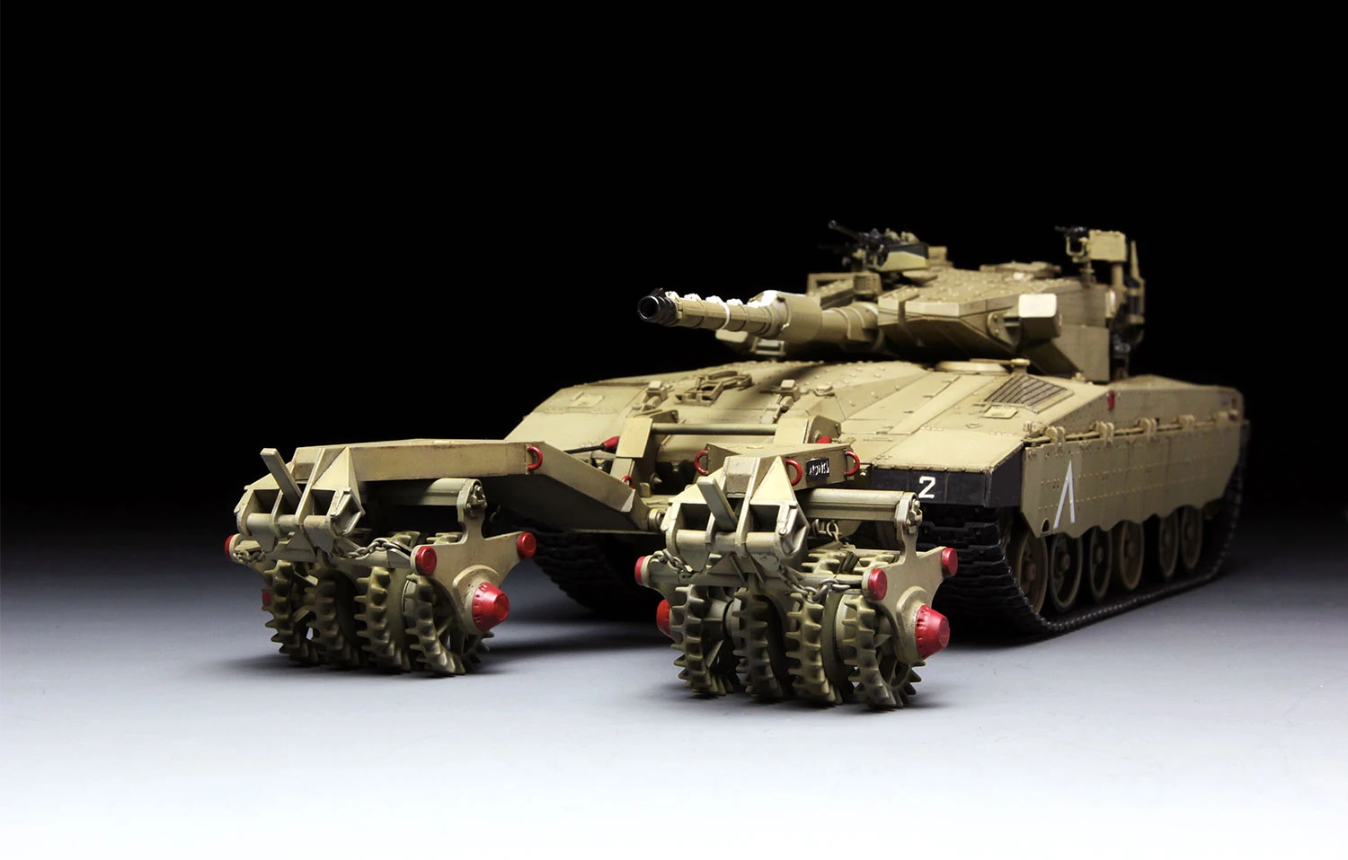 MENG TS-005 1/35 ISRAEL MAIN BATTLE TANK MERKAVA Mk.3 BAZ w/NOCHRI DALET MINE ROLLER SYSTEM İSRAİL TANK MAKETİ