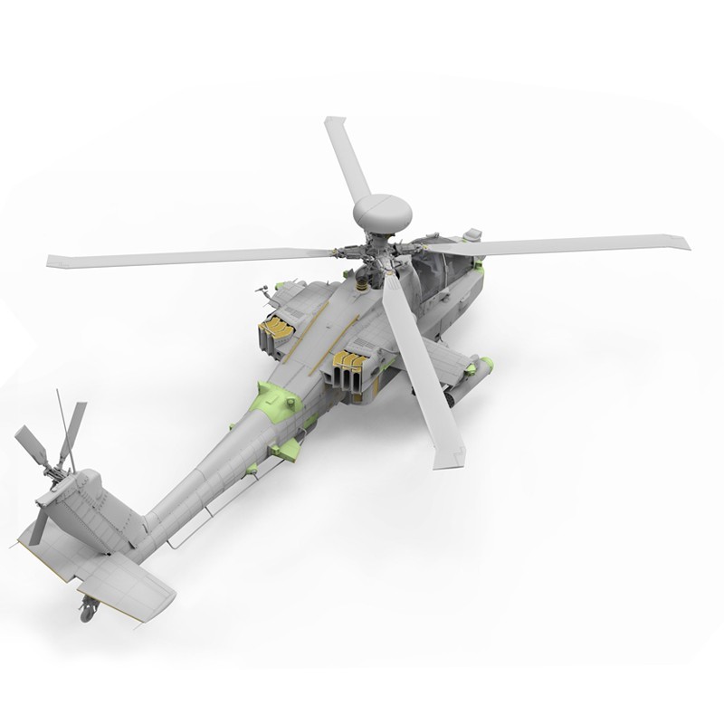 TAKOM 2604 1/35 AH Mk.1 Apache Attack Helicopter Saldırı Helikopteri Maketi