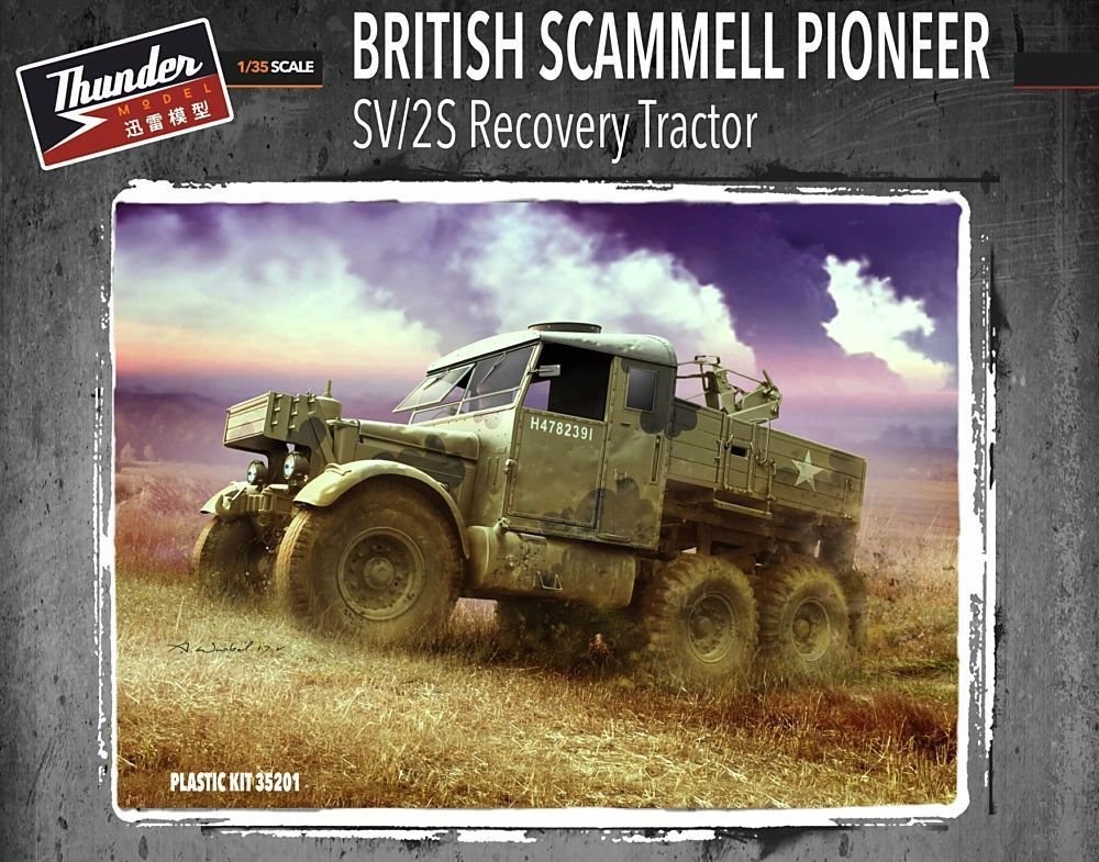 Thunder Model 35201 1/35 Maket Scammell Pioneer Recovery SV/2 ASKERİ ARAÇ MAKETİ