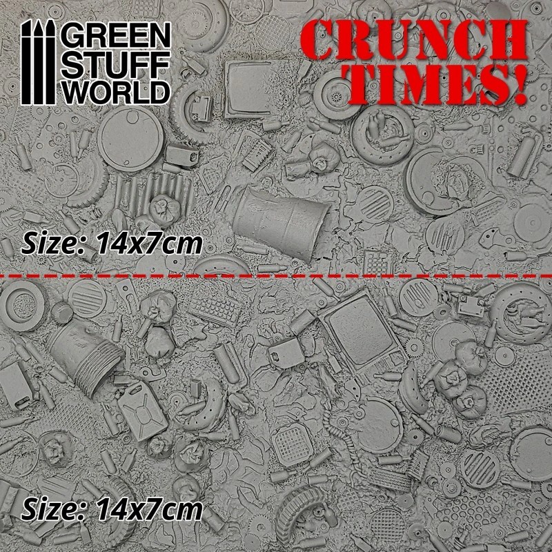 GREEN STUFF WORLD 2174 Crunch Times! Dump/Scrap Yard Plates - HURDALIK ZEMİN PLAKALARI