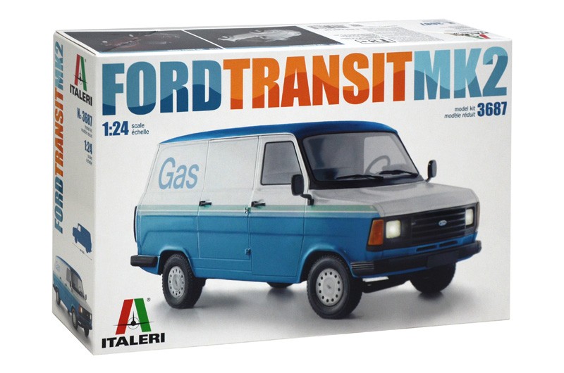 ITALERI 3687 1/24 FORD TRANSIT MK2 KAMYONET MAKETİ