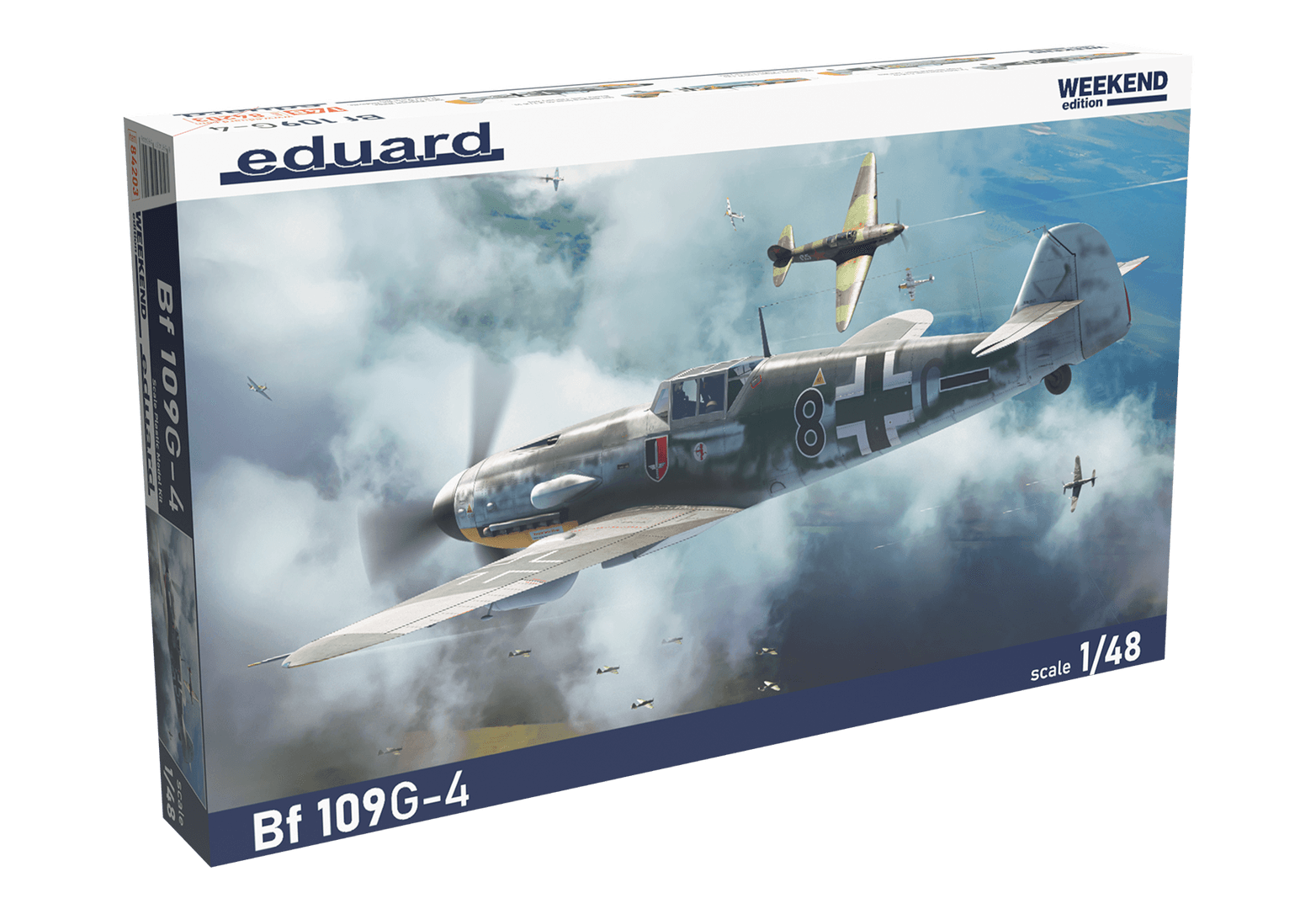  EDUARD 84203 1/48 Bf 109G-4 SAVAŞ UÇAĞI MAKETİ