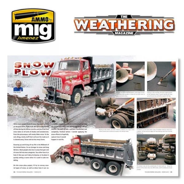 AMMO MIG 4506 THE WEATHERING MAGAZINE #7 – Ice & Snow ENGLISH BUZ VE KAR TEKNİKLERİ DERGİSİ