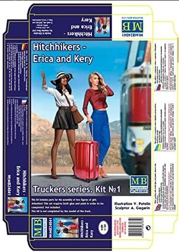 MASTER BOX 1/24 24041 Truckers series. Hitchhikers, Erica & Kery