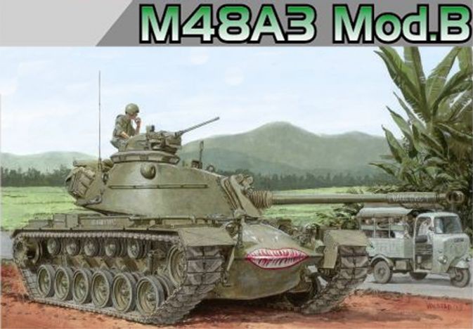 DRAGON 3544 1/35 M48A3 Mod.B VİETNAM SAVAŞI AMERİKAN TANKI MAKETİ