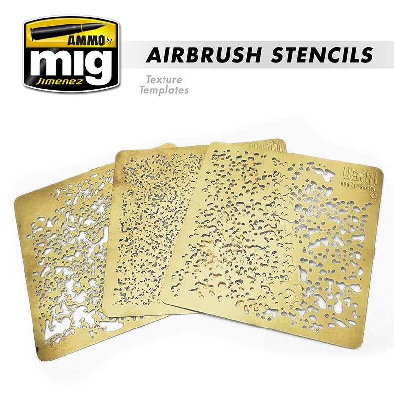 AMMO MIG 8035 Airbrush Stencil  ASİT İNDİRME EFEKT ŞABLONLARI