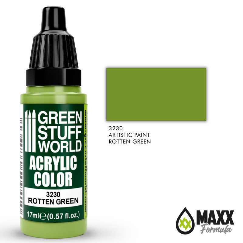 GREEN STUFF WORLD 3230 Acrylic Color ROTTEN GREEN MAKET BOYASI