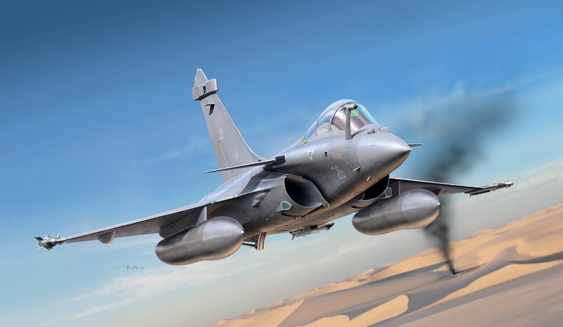 ITALERI 1319 1/72 Rafale M Opérations Extérieures 2011 SAVAŞ UÇAĞI MAKETİ
