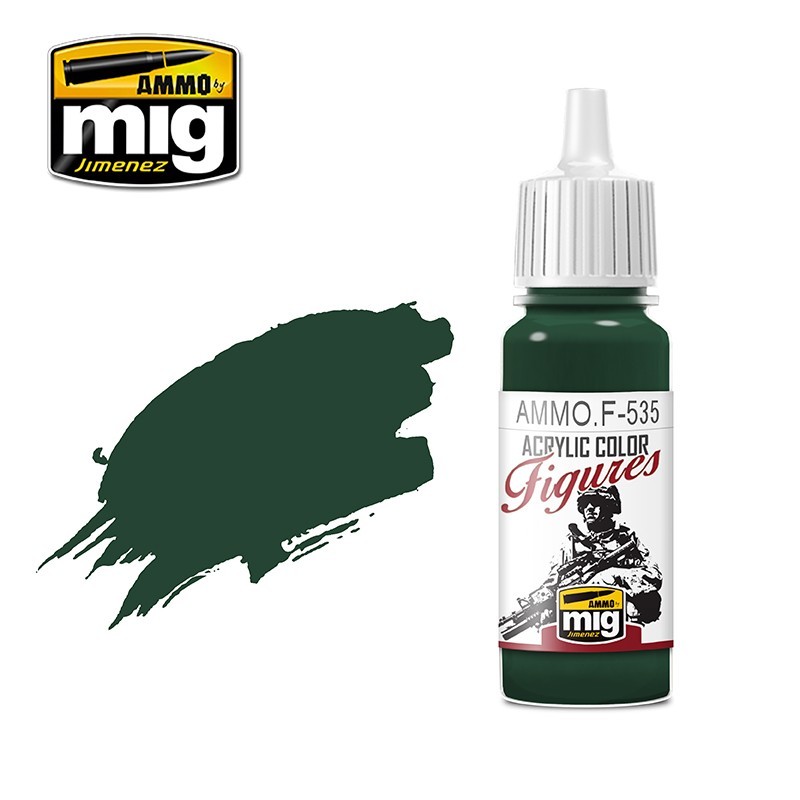 Ammo Mig Figür Boyası - F535 ITALIAN GREEN CAMO