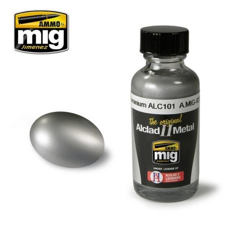 Ammo Mig ALCLAD II Süper Metalik Maket Boyası - 8201 ALUMINIM ALC101