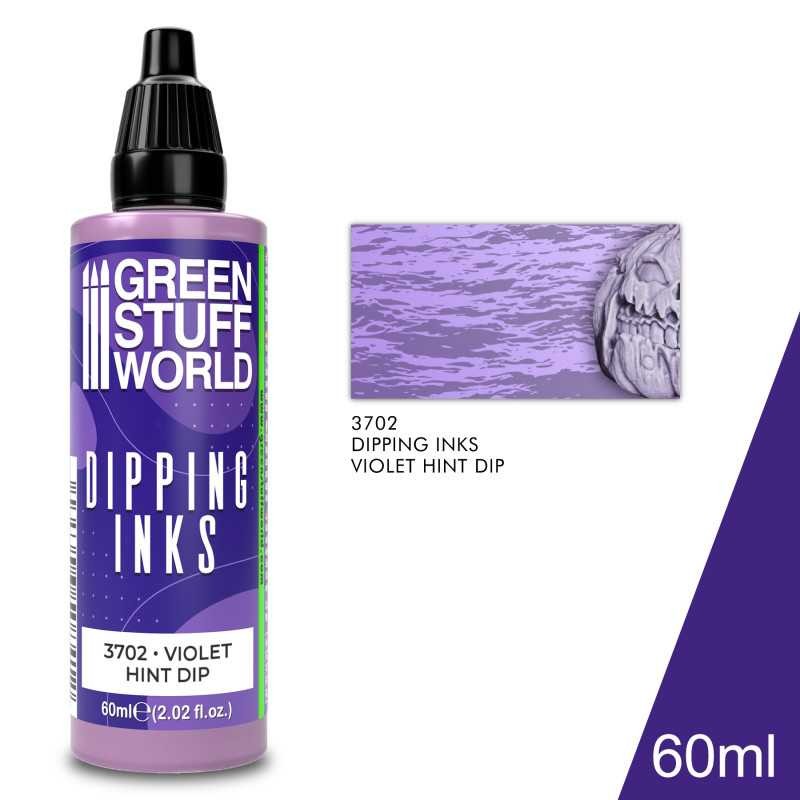 GREEN STUFF WORLD 3702 Dipping Ink Violet Hint Dip MAKET BOYASI 60 ml