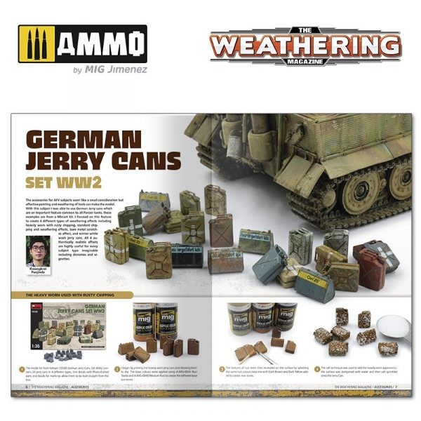 AMMO MIG 4531 THE WEATHERING MAGAZINE #32 – ÇOK ÇEŞİTLİ AKSESUAR BOYAMA TEKNİKLERİ DERGİSİ