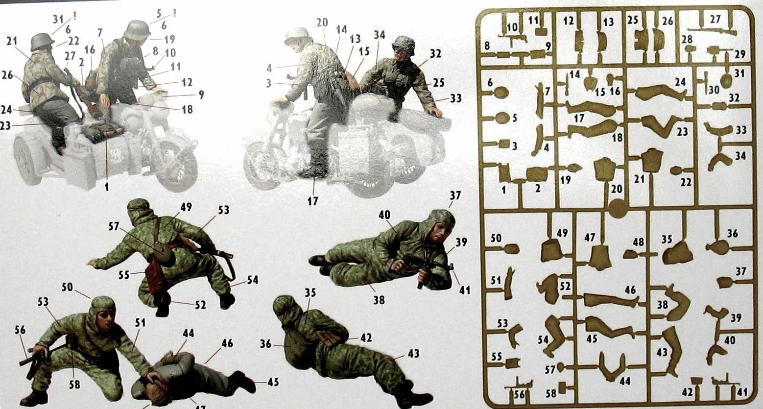 MASTER BOX 1/35 35190 "Crossroad, Eastern Front, WWII era" 
