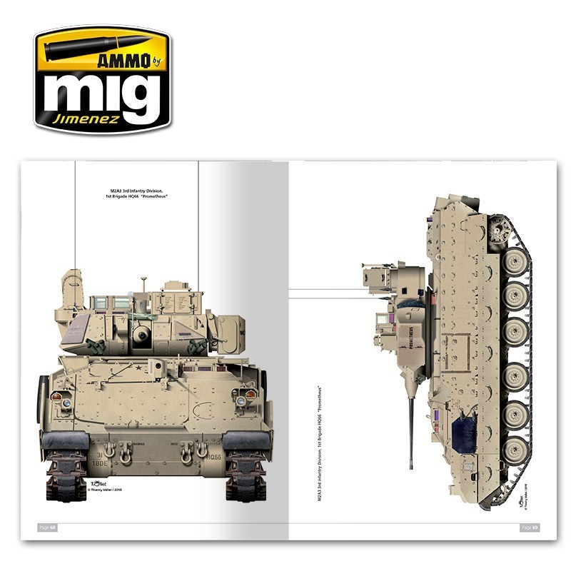 AMMO MIG 5952  M2A3 Bradley Fighting Vehicle in Europe Vol. 2 REFERANS FOTOĞRAFLARI KİTABI