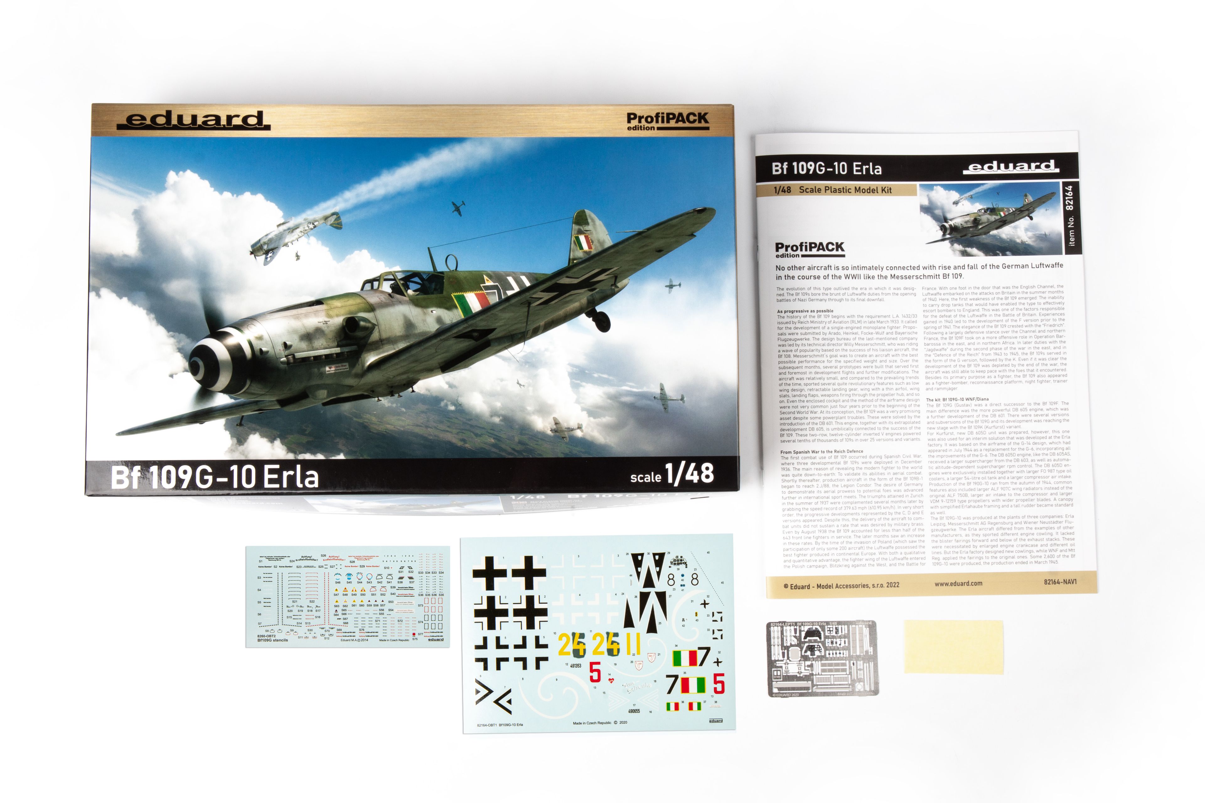 EDUARD 82164 1/48 BF 109G-10 ERLA SAVAŞ UÇAĞI MAKETİ