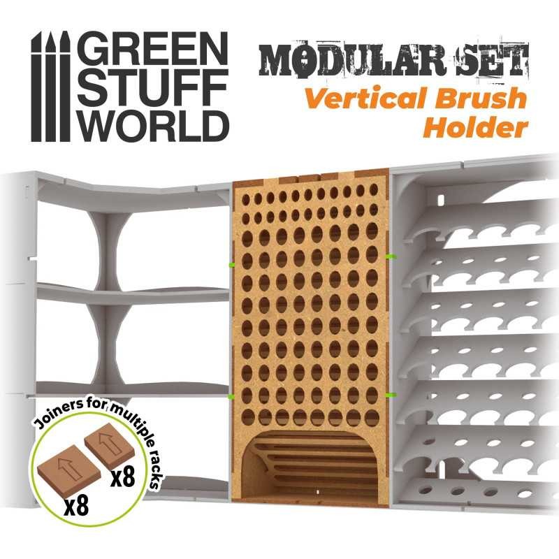 GREEN STUFF WORLD 11424 Vertical Brush Holder - DİKEY 94'lü FIRÇA STANDI