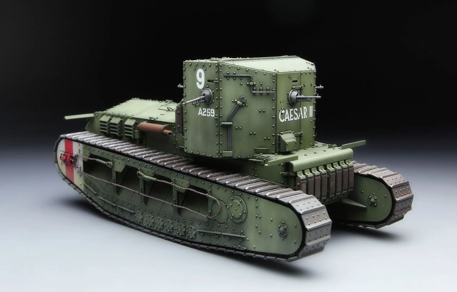 MENG TS-021 1/35 BRITISH MEDIUM TANK MK.A WHIPPET İNGİLİZ TANK MAKETİ
