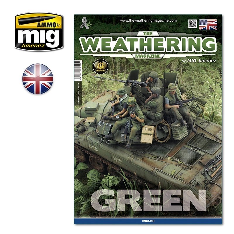 AMMO MIG 4528 THE WEATHERING MAGAZINE #29 - GREEN (English) YEŞİL RENK BOYAMA TEKNİKLERİ DERGİSİ