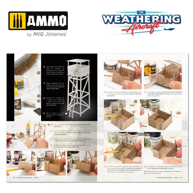 AMMO MIG 5221 THE WEATHERING AIRCRAFT #21 - Bases (English)