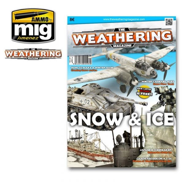 AMMO MIG 4506 THE WEATHERING MAGAZINE #7 – Ice & Snow ENGLISH BUZ VE KAR TEKNİKLERİ DERGİSİ