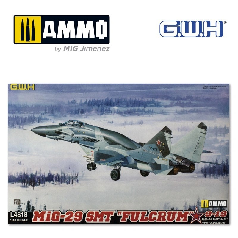 GREAT WALL HOBBY 4818 1/48 MiG-29 SMT 9-19 "Fulcrum" SAVAŞ UÇAĞI MAKETİ