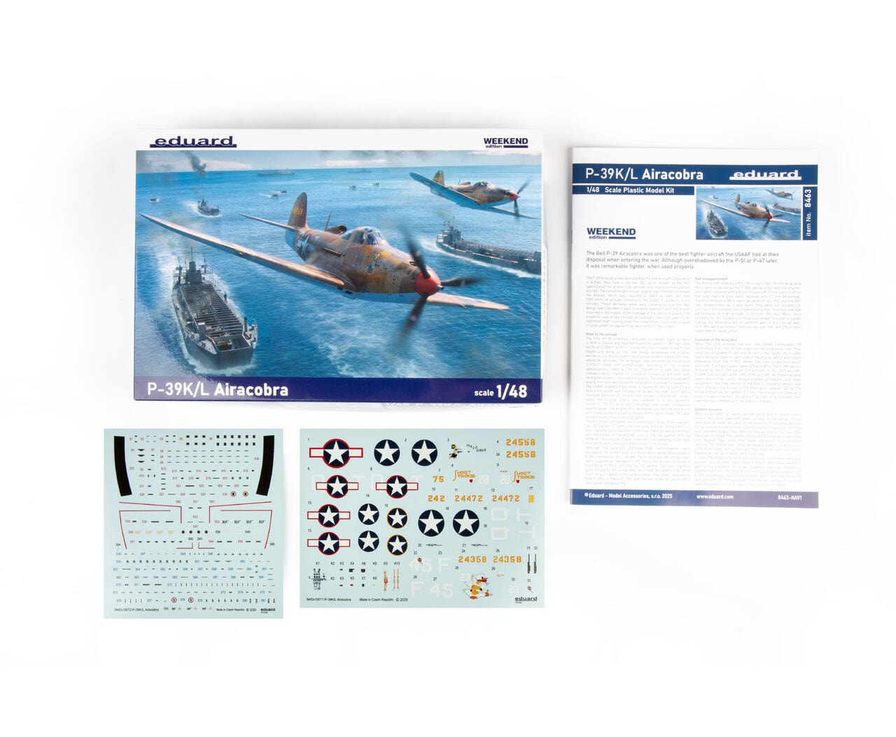 EDUARD 8463 1/48 P-39K/L Airacobra SAVAŞ UÇAĞI MAKETİ