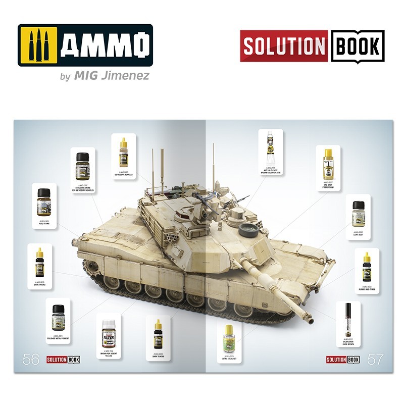 AMMO MIG 6512 How to Paint Modern US Military Sand Scheme SOLUTION BOOK