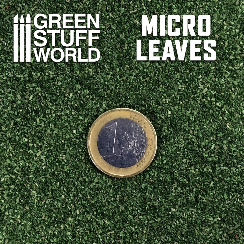 GREEN STUFF WORLD 10606 Micro Leaves - Dark Green Mix