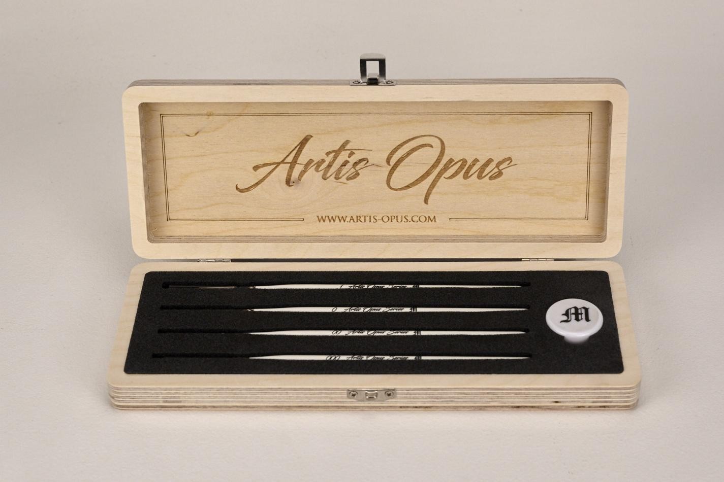 Artis Opus - Series M Set (Size 000-00-0-1) Samur Fırça Seti