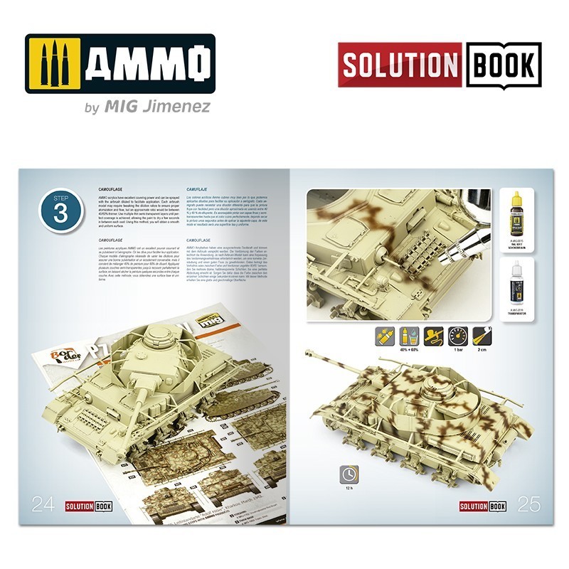 AMMO MIG 7727 SOLUTION BOX – WWII German Mid-War Vehicles- WW2 Alman Orta Dönem Araçları Çözüm Seti