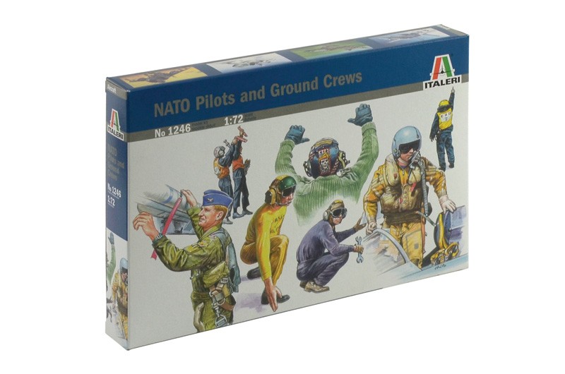 ITALERI 1246 1/72 NATO PILOTS AND GROUND CREWS FİGÜR SETİ