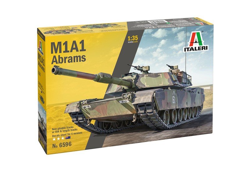 ITALERI 6596 1/35 M1 A1 Abrams AMERİKAN TANK MAKETİ