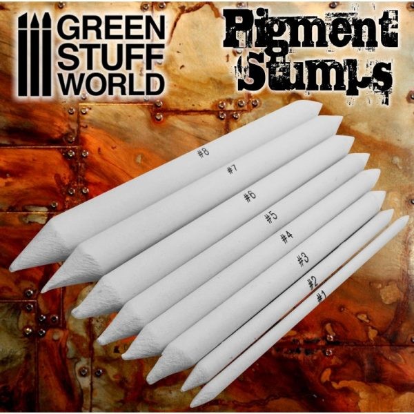 GREEN STUFF WORLD 1690 PİGMENT BLENDİNG STUMPS SET – PİGMENT KAYNAŞTIRMA KALEMİ SETİ