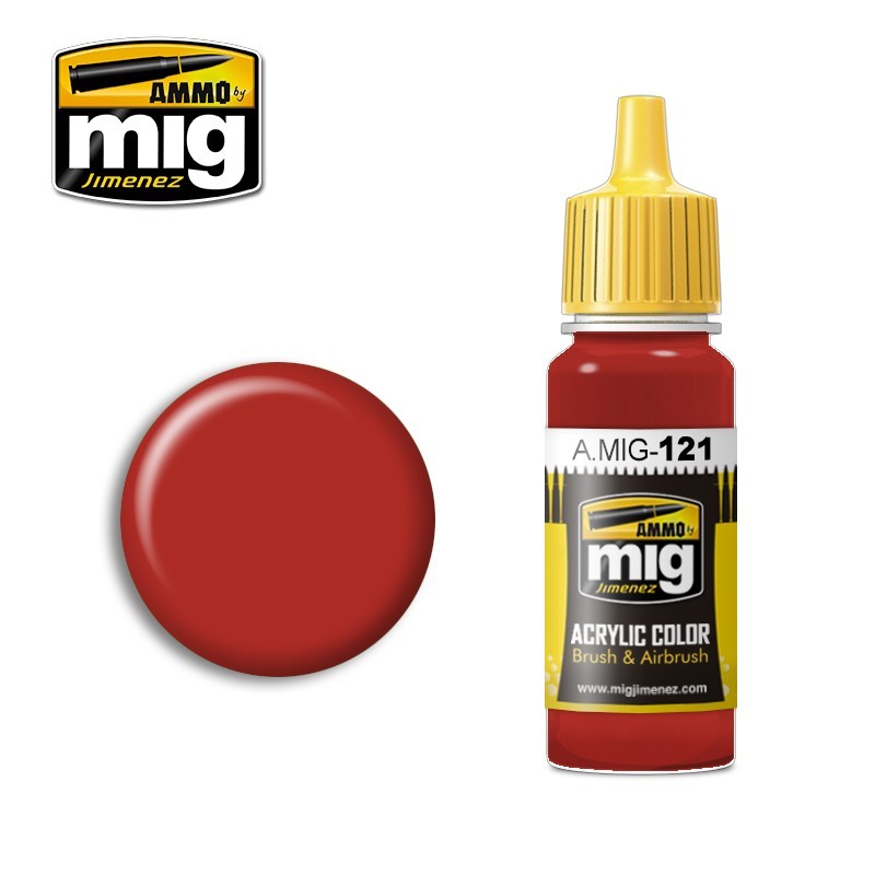 AMMO MIG 0121 Blood Red MAKET BOYASI