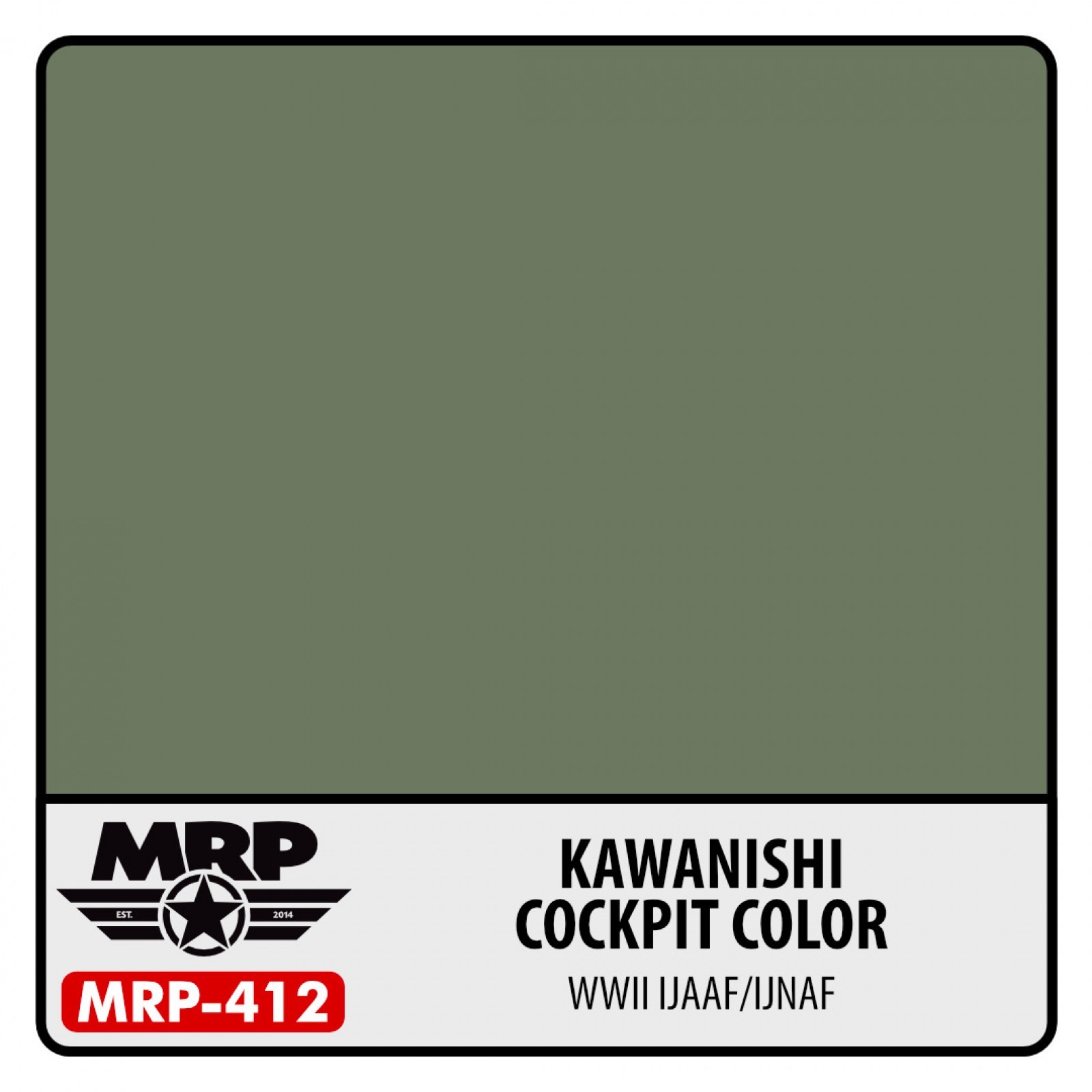 MR PAINT 412 Kawanishi Cockpit Color 30ml LAKER MAKET BOYASI