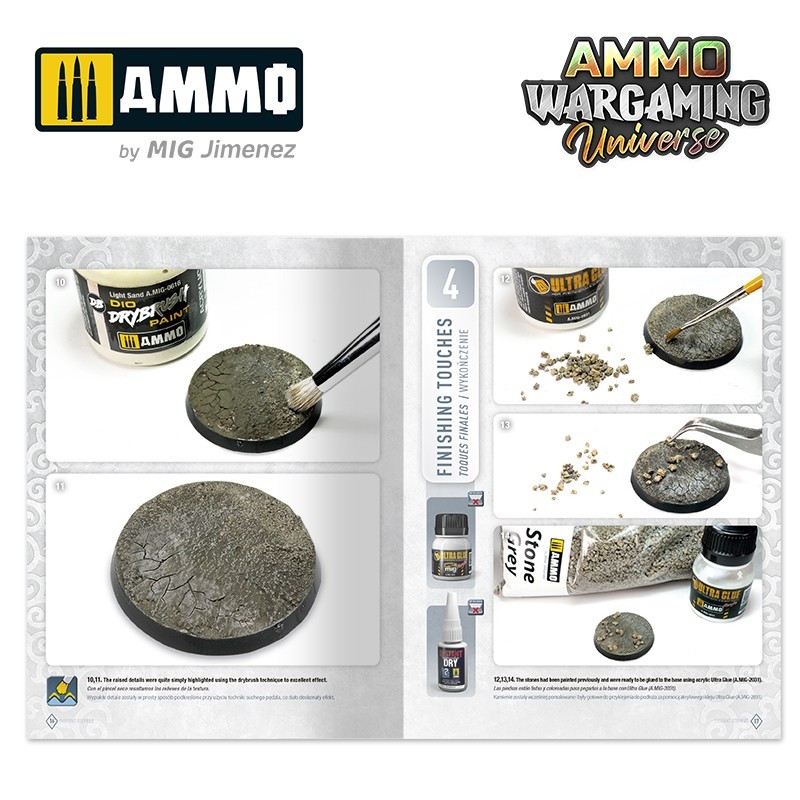 AMMO MIG 6921 WARGAMING UNIVERSE Book 02 Distant Steppes - UZAK STEPLER ZEMİN YAPIM TEKNİKLERİ KİTABI