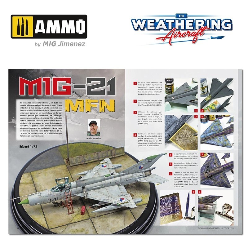 AMMO MIG 5220 THE WEATHERING AIRCRAFT #20 – One Color (English) TEK RENK BOYAMA TEKNİKLERİ DERGİSİ