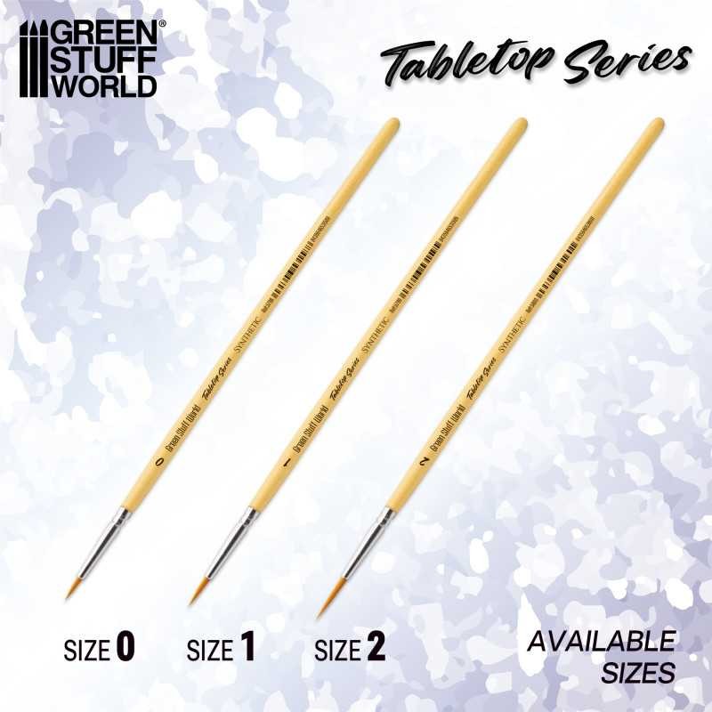 GREEN STUFF WORLD 5798 TABLETOP SERIES Synthetic Brush Size 0 - SENTETİK FIRÇA