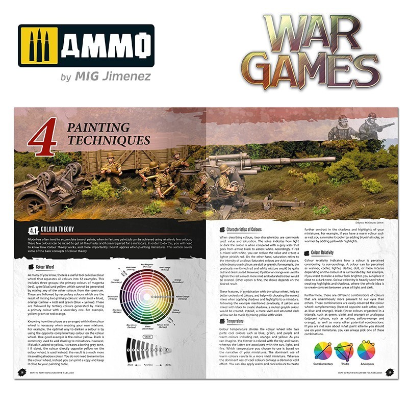 AMMO MIG 6285 How to Paint Miniatures for Wargames (English) - MASAÜSTÜ OYUNLARI İÇİN FİGÜR BOYAMA TEKNİKLERİ KİTABI
