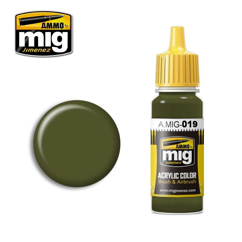 AMMO MIG 0019 4BO RUSSIAN GREEN MAKET BOYASI