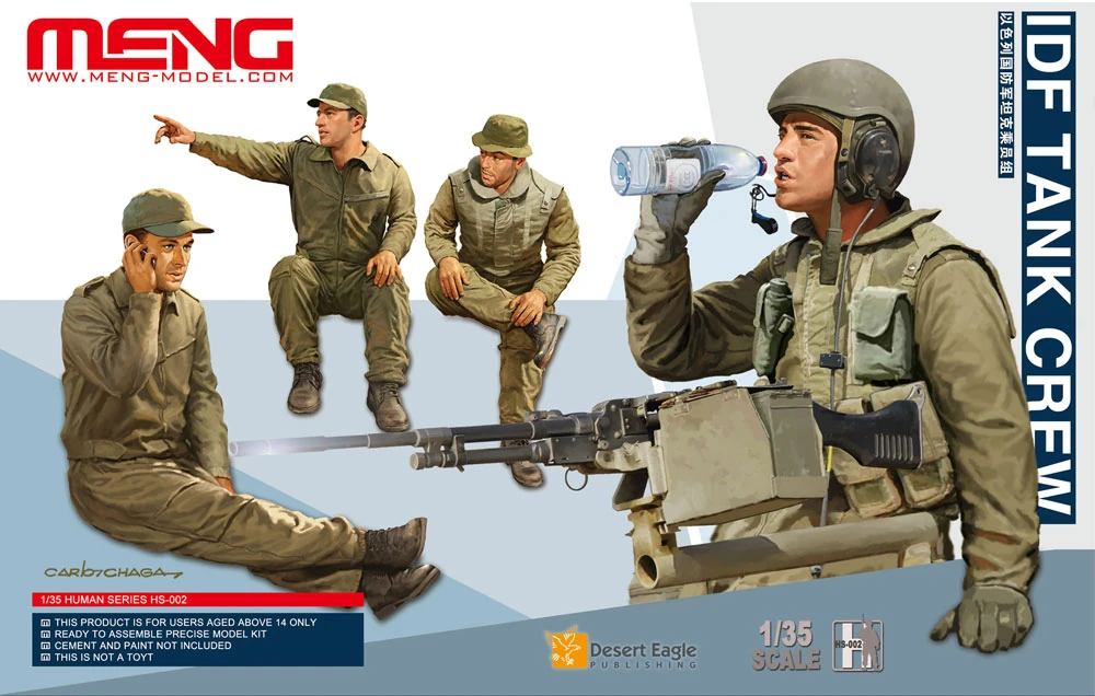 MENG HS-002 1/35 IDF TANK CREW İSRAİL TANK PERSONELİ FİGÜR MAKETİ