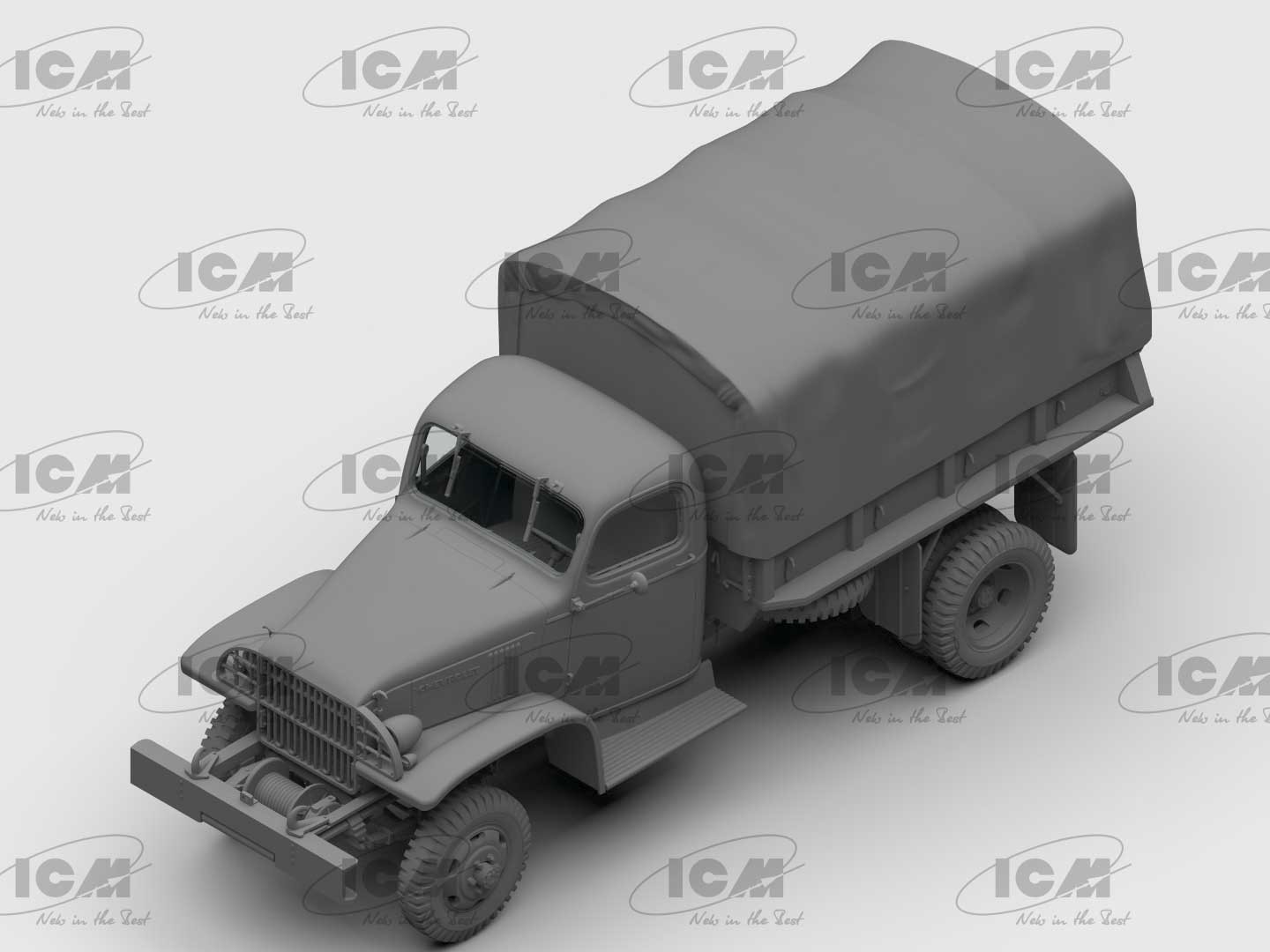 ICM 35597 1/35 G7117 AMERİKAN ASKERİ KAMYON MAKETİ