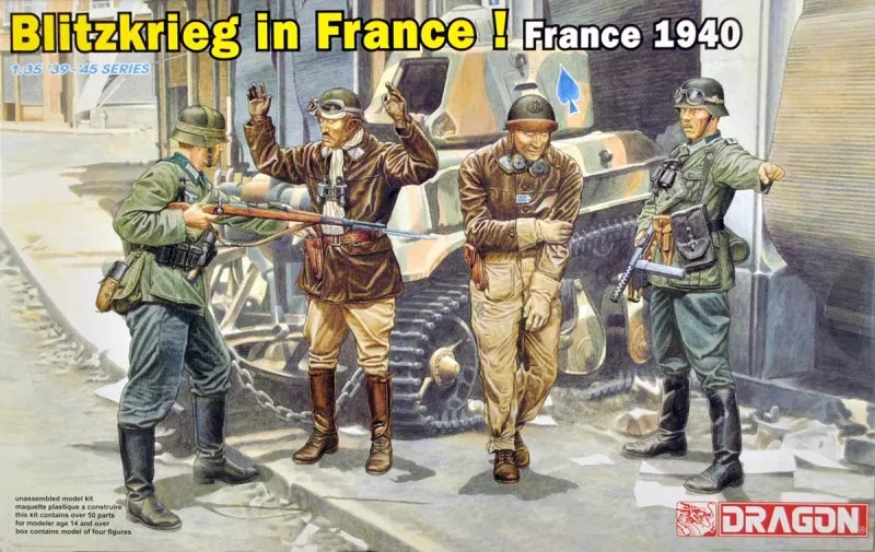 DRAGON 6478 1/35 BLITZKRIEG IN FRANCE 1940 ALMAN ASKERLERİ FİGÜR MAKETİ