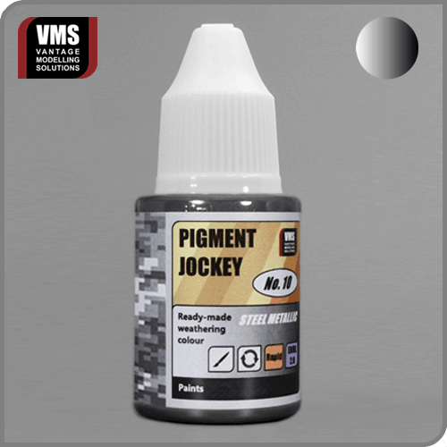 VMS Pigment Jockey No: 10 Steel Metallic Likit Pigment
