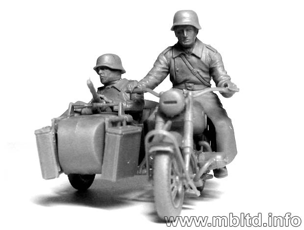 MASTER BOX 1/35 3548 "Kradsch\u00fctzen: German Motorcycle Troops on the Move"